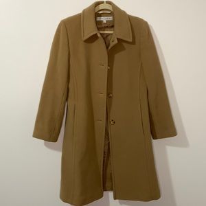 Larry Levine Camel Wool Coat